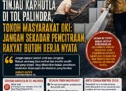 Gubernur Sumsel Tinjau Karhutla di Tol Palindra, Tokoh Masyarakat OKI: Jangan Sekadar Pencitraan, Rakyat Butuh Kerja Nyata